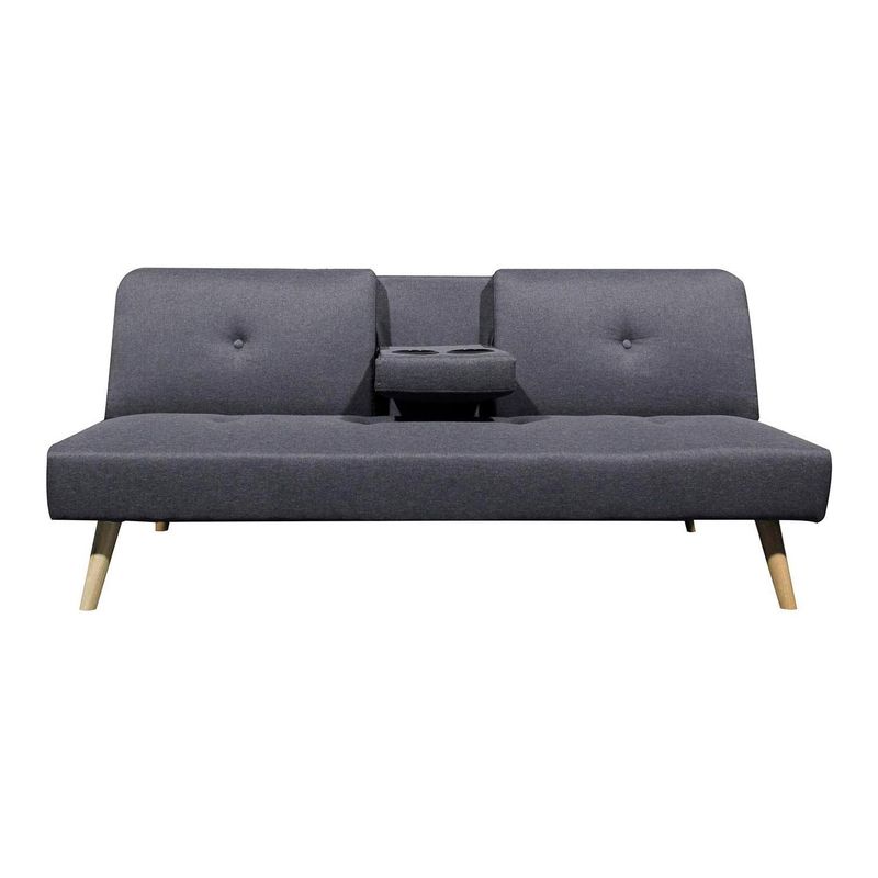 GLOBAL LATIN GROUP - Futón Sofá Cama Vonanda Reclinable Gris