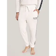 TOMMY HILFIGER - Pantalón Pijama Con Logo Blanco