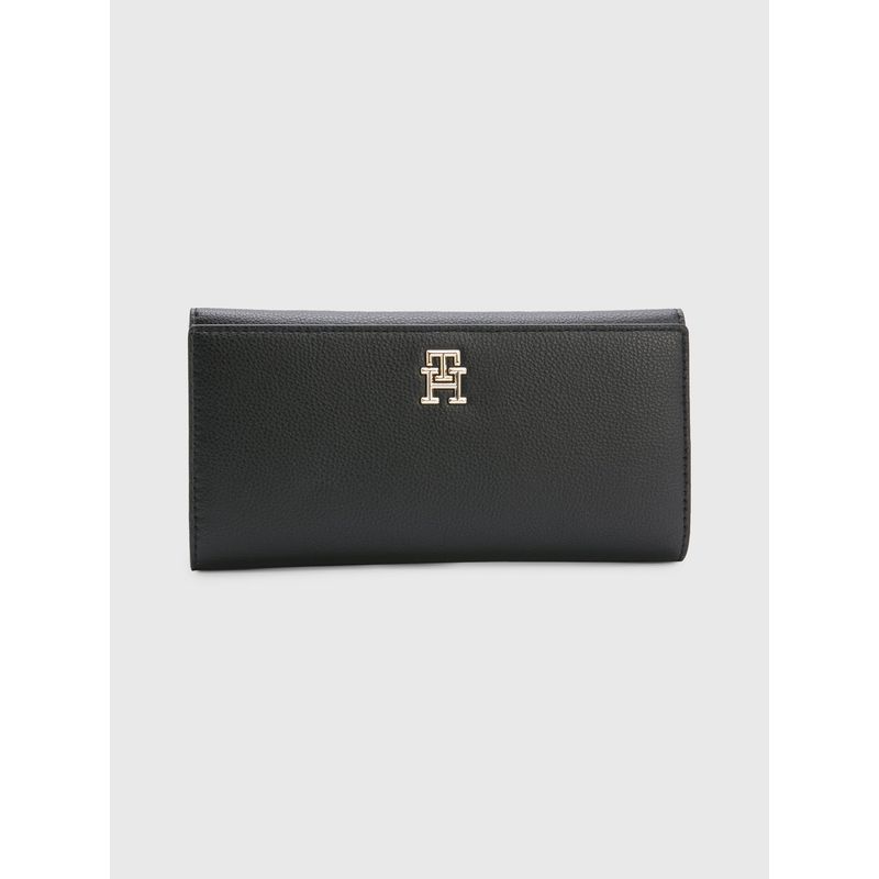 TOMMY HILFIGER - Billetera Casual Monogram Negro Tommy Hilfiger