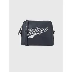 TOMMY HILFIGER - Bandolera Logo Print Azul