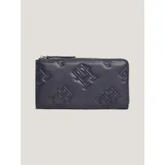 TOMMY HILFIGER - Billetera Print Monogram Azul