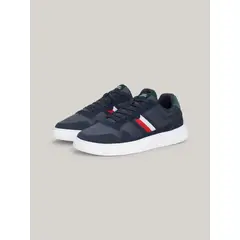 TOMMY HILFIGER - Zapatillas Cupsole Con Cinta Distintiva Azul
