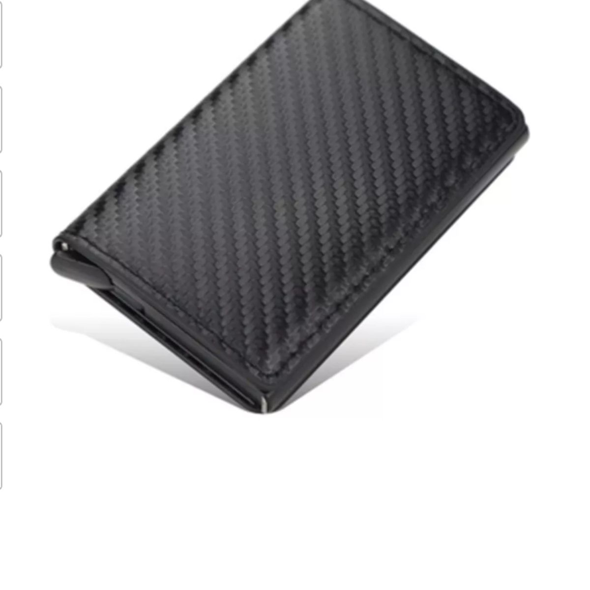 GENERICO - Billetera Minimalista Con Porta Tarjetas Protección Rfid Negro