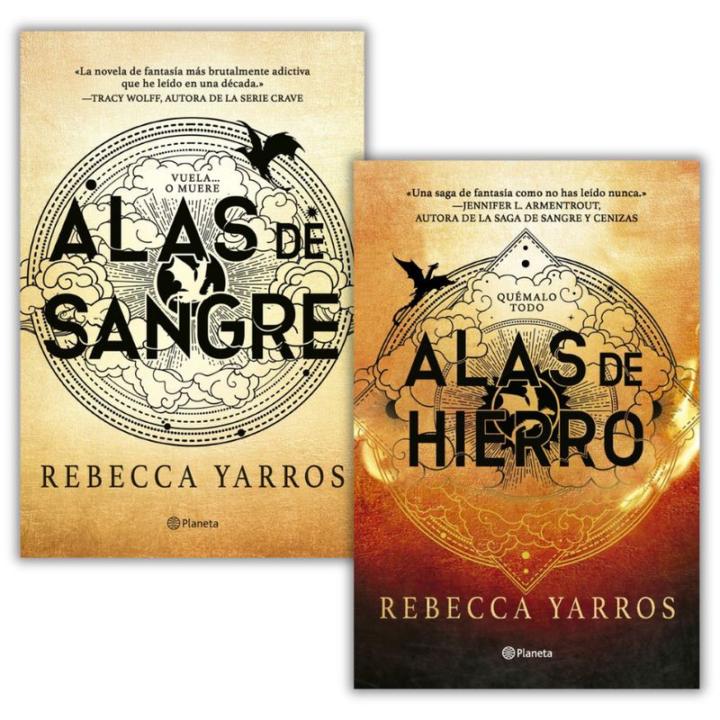 PLANETA - Pack Empíreo 1 y  2:  Alas Sangre + Hierro - Rebecca Yarros
