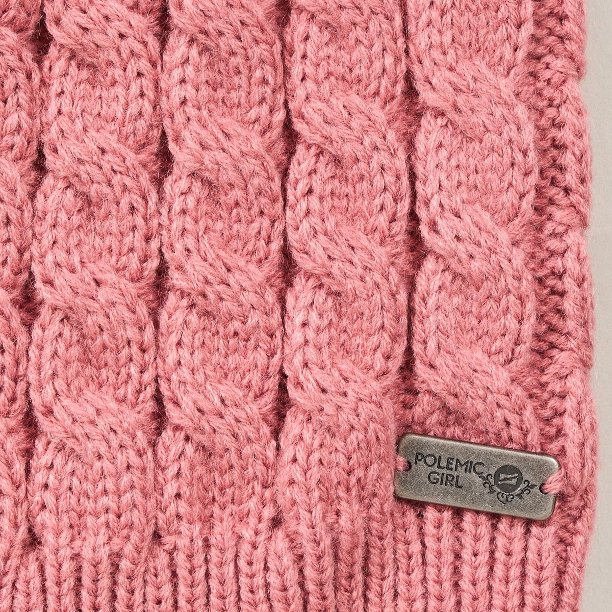 POLEMIC - Gorro de lana mujer relax tejido suelto Polemic