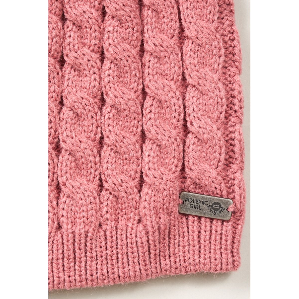 POLEMIC - Gorro de lana mujer relax tejido suelto Polemic