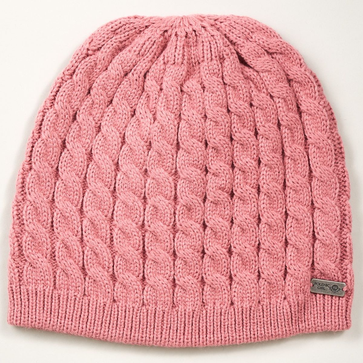 POLEMIC - Gorro de lana mujer relax tejido suelto Polemic