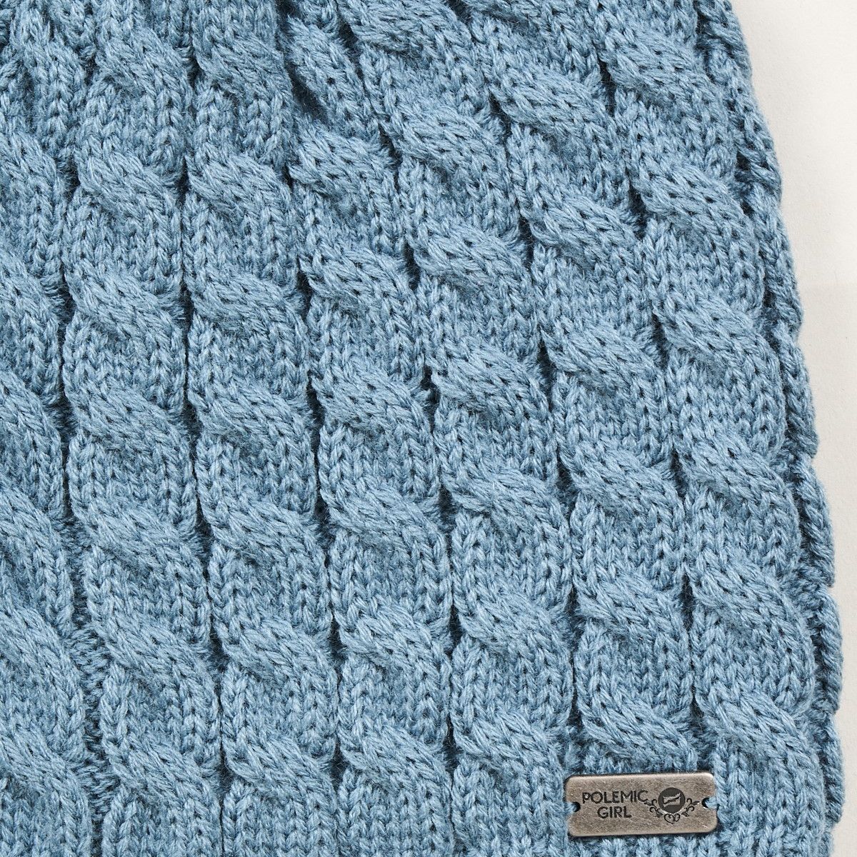 POLEMIC - Gorro de lana mujer relax tejido suelto Polemic