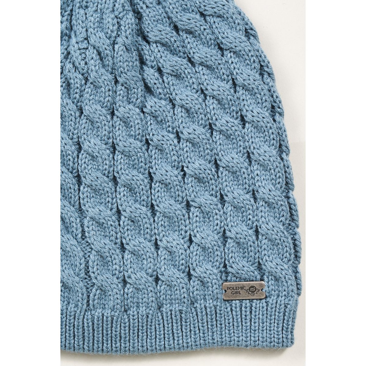 POLEMIC - Gorro de lana mujer relax tejido suelto Polemic