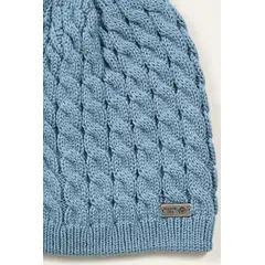 POLEMIC - Gorro de lana mujer relax tejido suelto