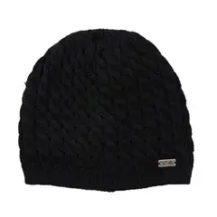 POLEMIC - Gorro de lana mujer relax tejido suelto
