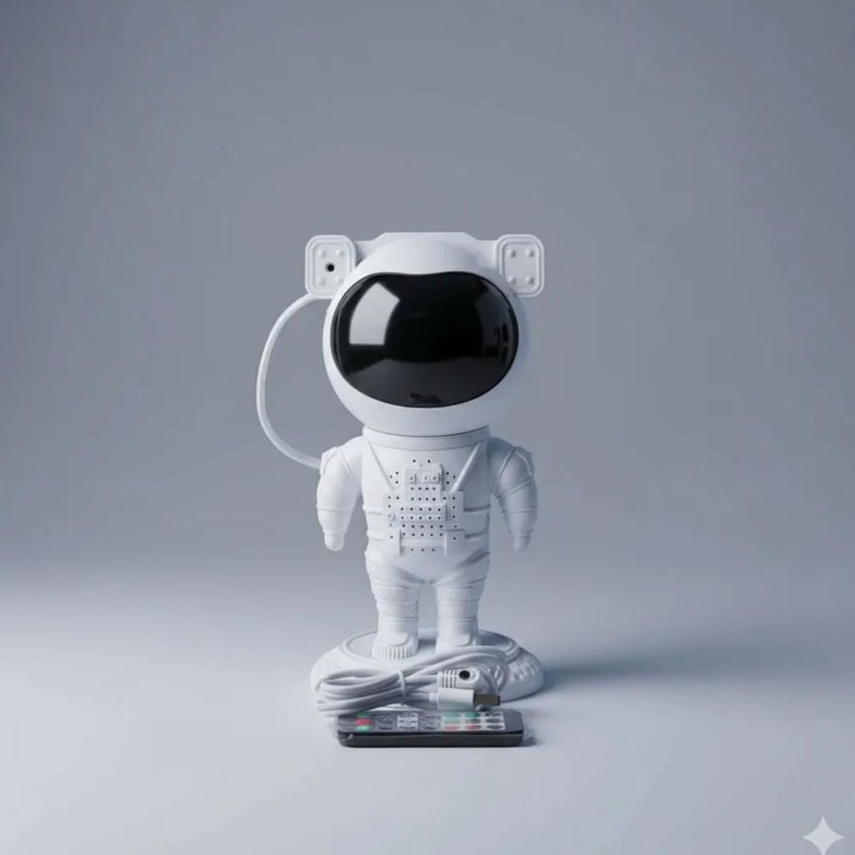 GENERICO - LAMPARA ASTRONAUTA PROYECTOR DE GALAXIA CON BLUETOOTH PARLANTE