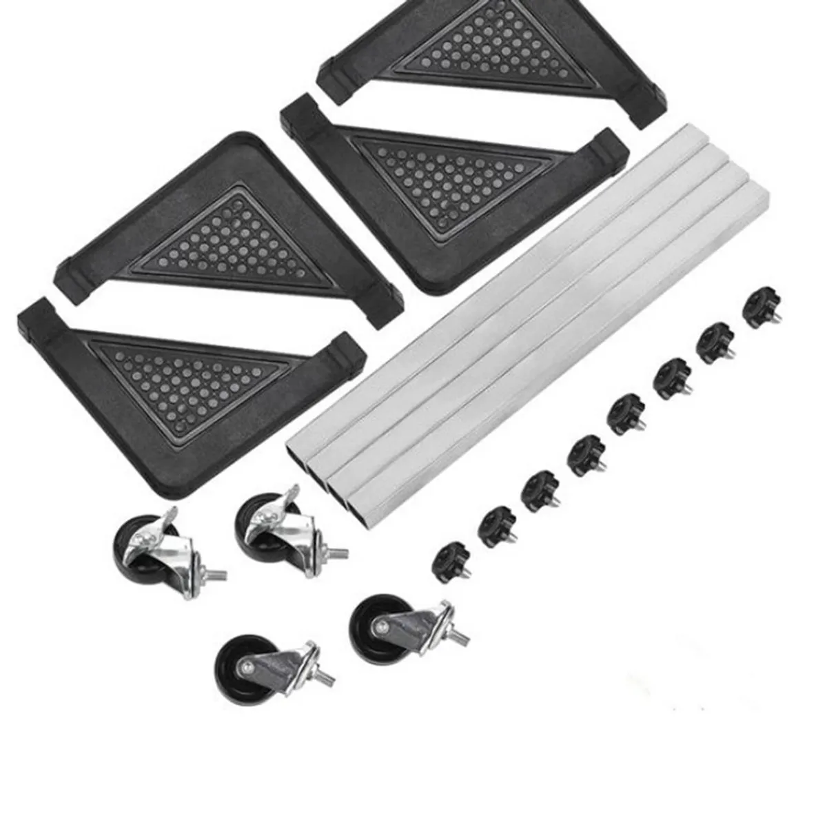 GENERICO - Soporte con Rueda para Cocina Lavadoras Refrigerador Ajustable