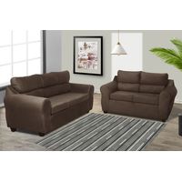 Juego de Living Dubai 3-2 Sofá 3 cuerpos + Sofá 2 de Cuerpos Chocolate