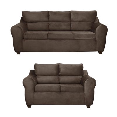 Imagen 2 del producto Juego de Living Dubai 3-2 Sofá 3 cuerpos + Sofá 2 de Cuerpos Chocolate