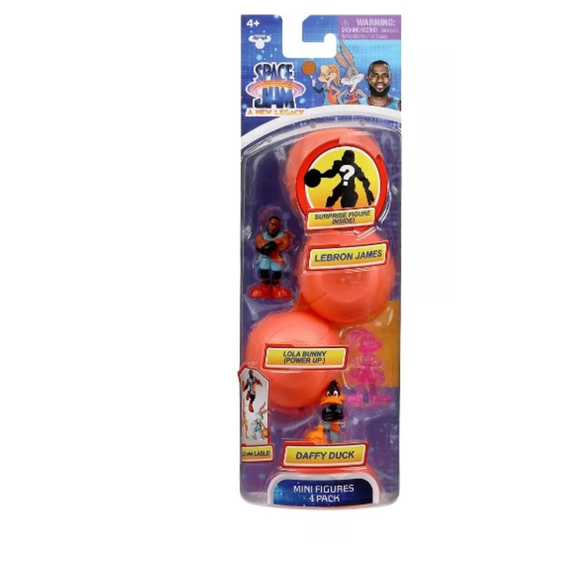 HASBRO - Figura Space Jam 4 Pack Lebron Pato Lucas Lola