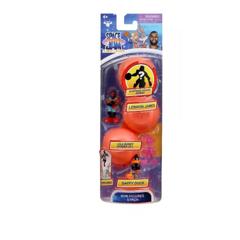HASBRO - Figura Space Jam 4 Pack Lebron Pato Lucas Lola