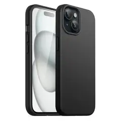 GENERICO - Carcasa Silicona Para iPhone 15 Negro