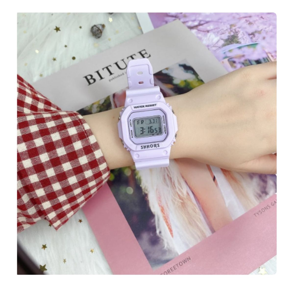 GENERICO - Relojes electrónicos para hombres y mujereseportivo femenino