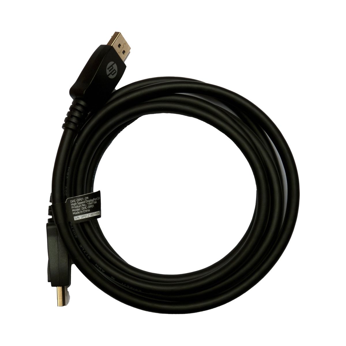 HP - Cable Displayport Hp - 2m - 4k  Uhd - 3d - Full Hd