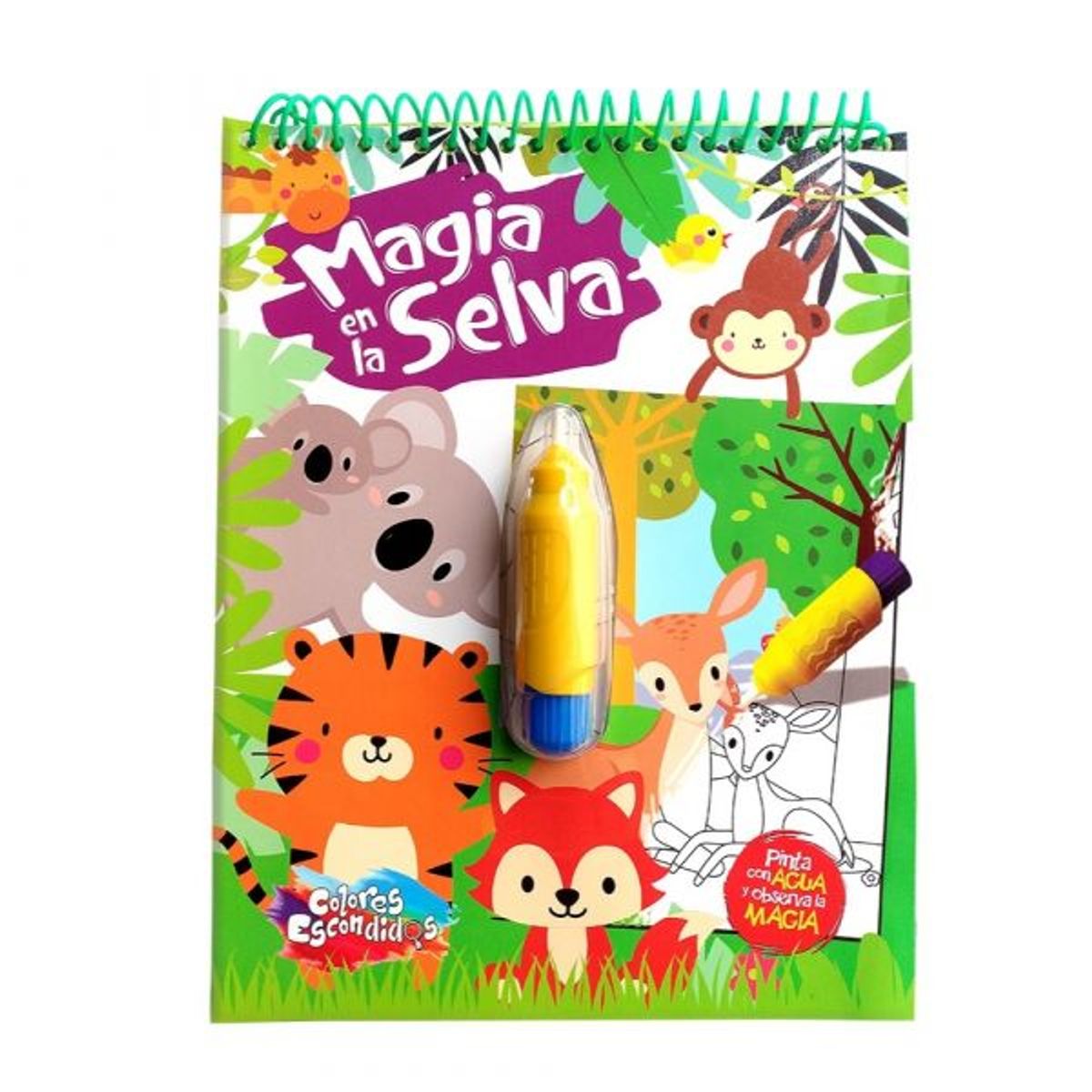 LATINBOOKS - Colores escondidos - Magia en la selva - Equipo Brijbasi