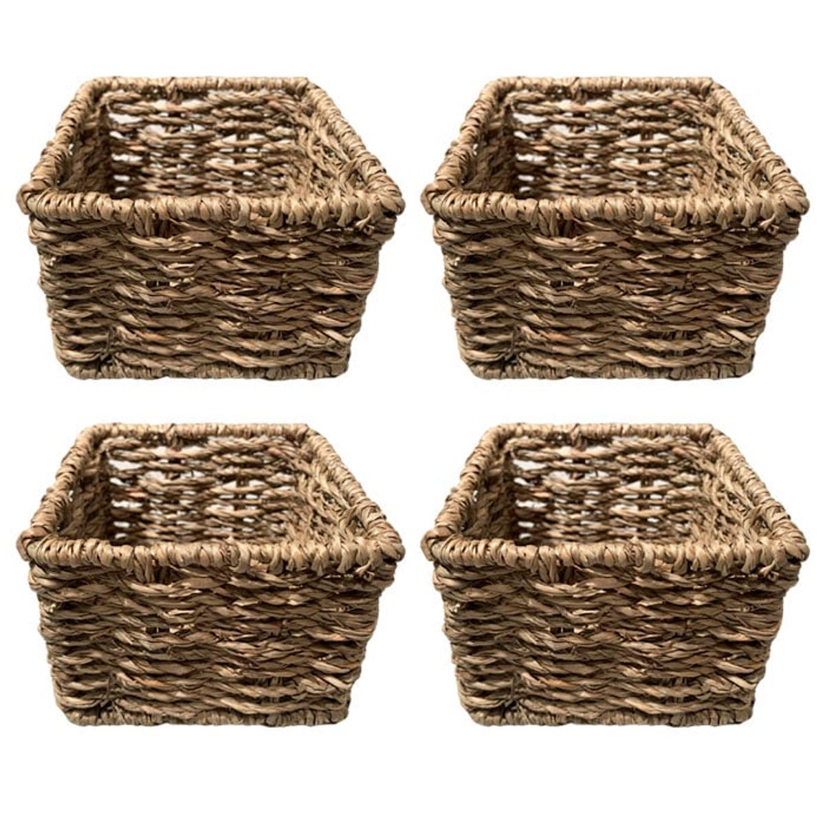 BRIC - Canasto redondo fibras naturales.