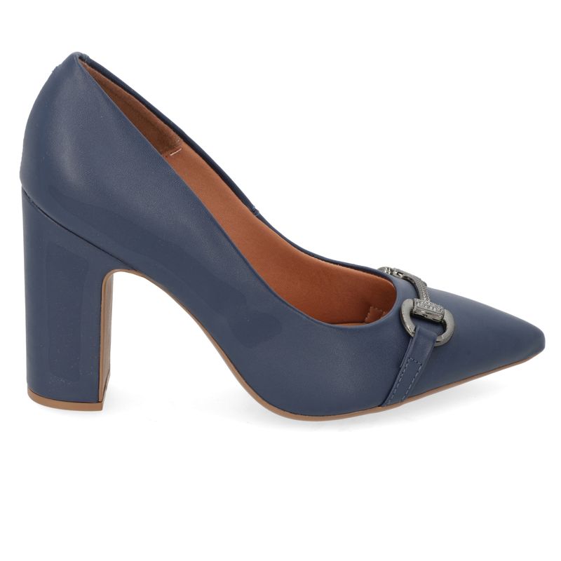 VIZZANO - Zapato Mujer Taco Cuadrado Azul Vizzano
