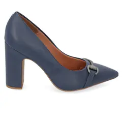 VIZZANO - Zapato Mujer Taco Cuadrado Azul