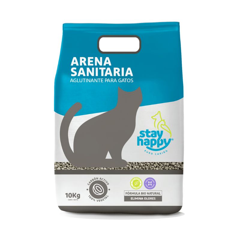 GENERICO - Stay Happy Arena Sanitaria Carbón 10 kg.