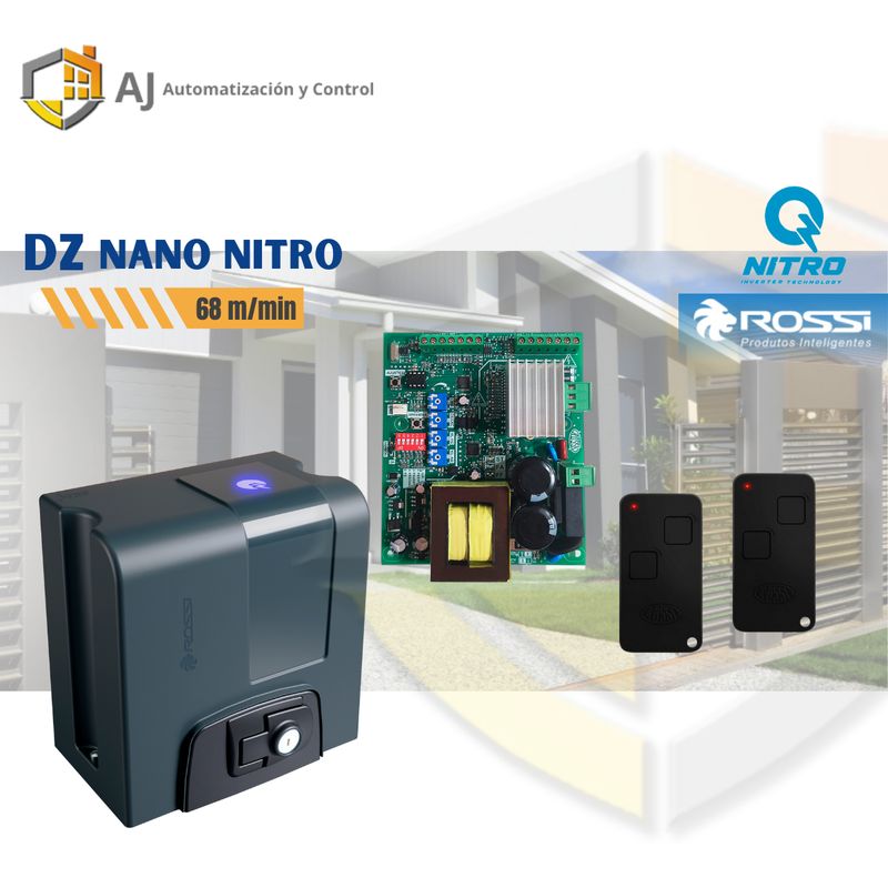 ROSSI - Motor Dz Nano Nitro Rossi 2 Controles Antiportonazo 68M/MIN