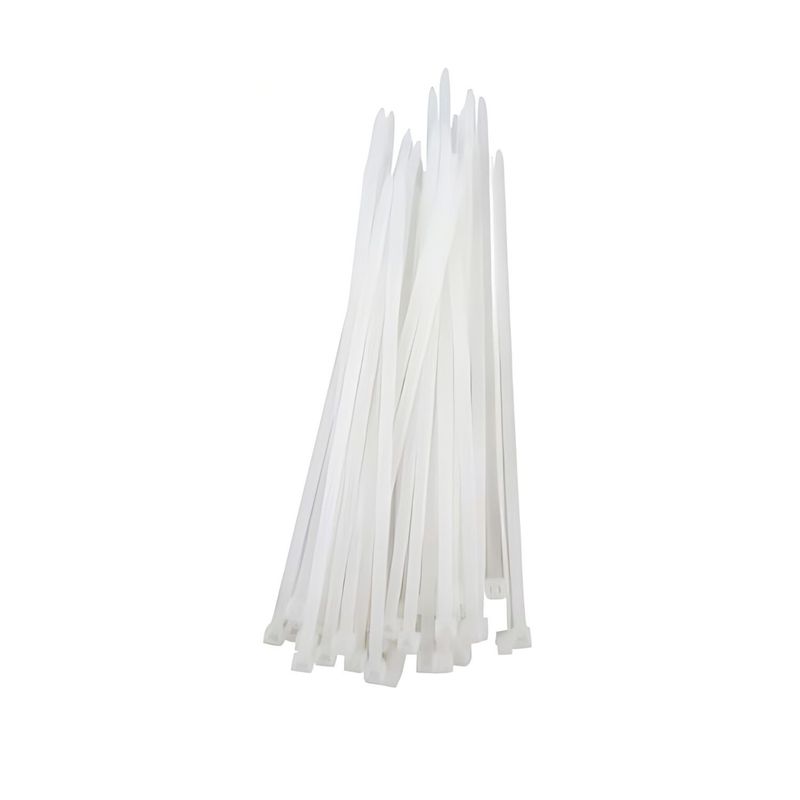 GENERICO - Pack 60 pcs de Amarras Plásticas 100 mm Nylon Abrazadera