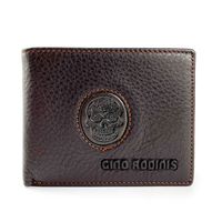 Billetera de Cuero para Hombre Étnica 931 Calavera