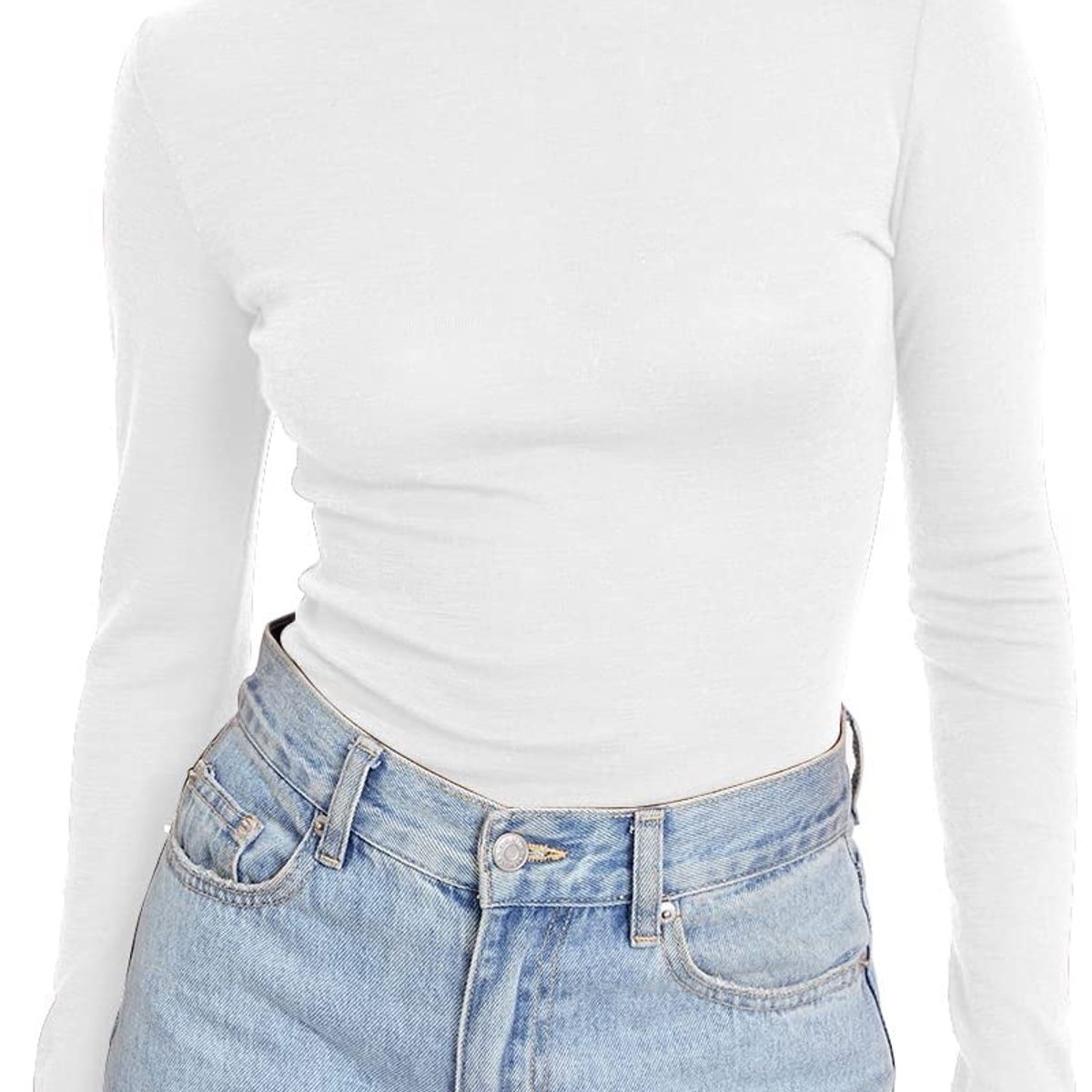 EVERSO - Pack3 Camiseta Mujer Beatle Bambú Sin Polar Manga Larga 2Negro+1Blanco