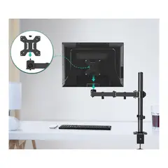 GENERICO - Soporte Monitor Escritorio Articulado 13-27 Pulgadas