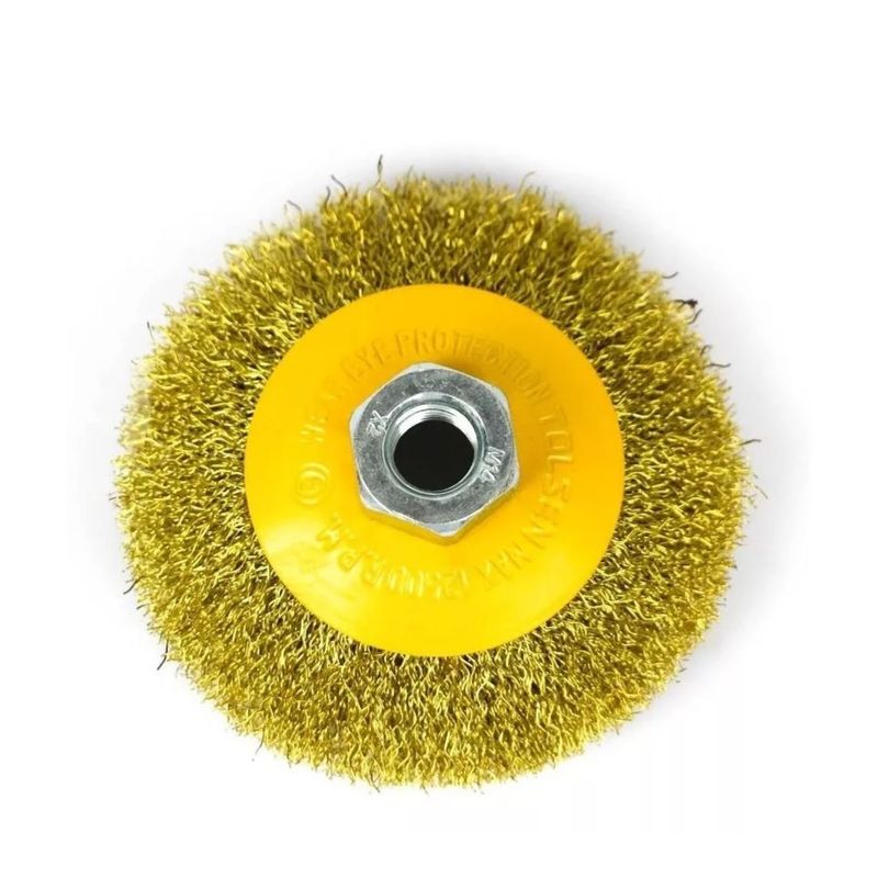 GENERICO - Disco Alambre De Acero Chascon 10cm Para Esmeril Amoladora