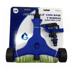 ABRISA - Aspersor Plastico 12 Para Riego Base Con Ruedas