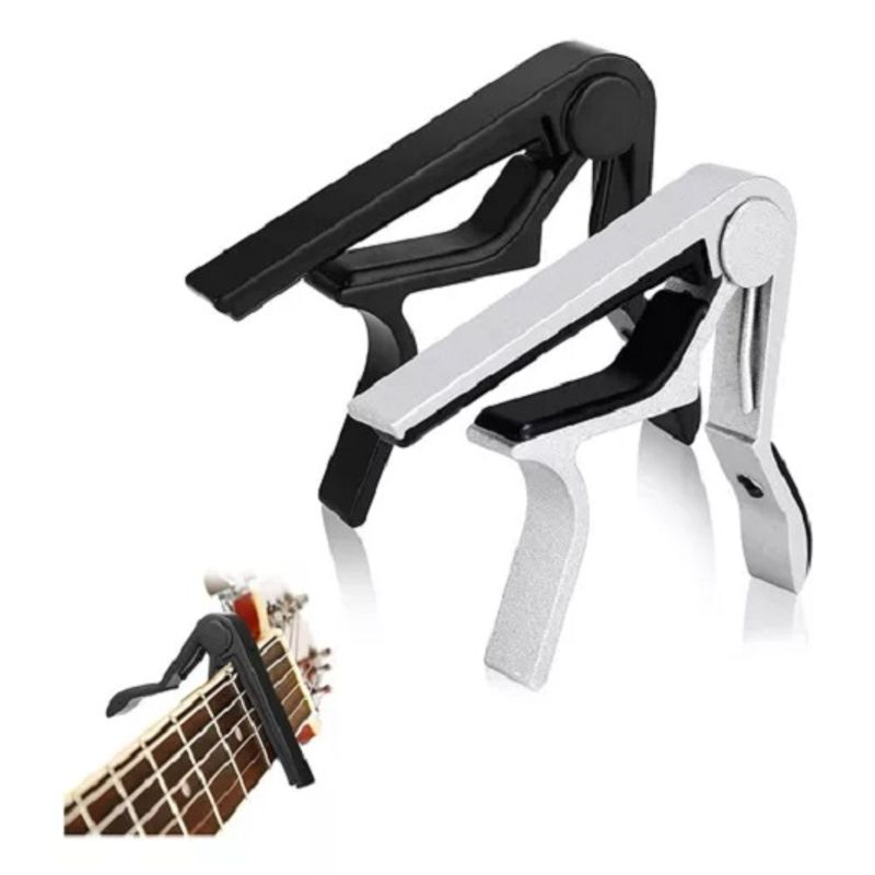 GENERICO - Cejilla, Capo Para Guitarra Acústica Clásica 262410 Negro