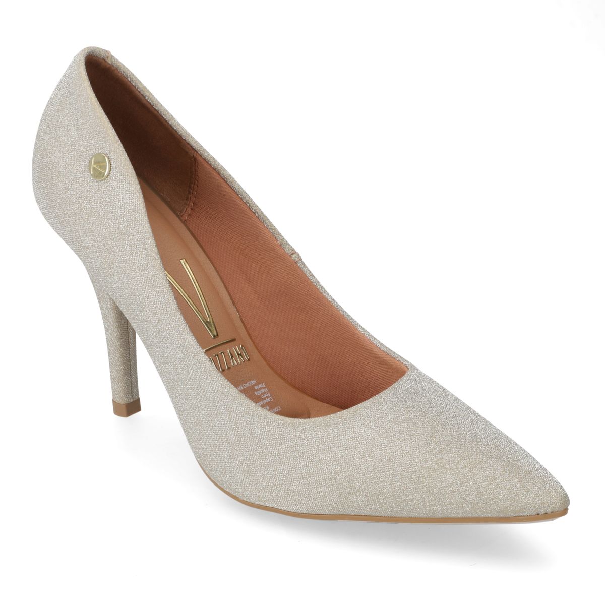 VIZZANO - Zapato Mujer Taco Aguja Stiletto Dorado Vizzano