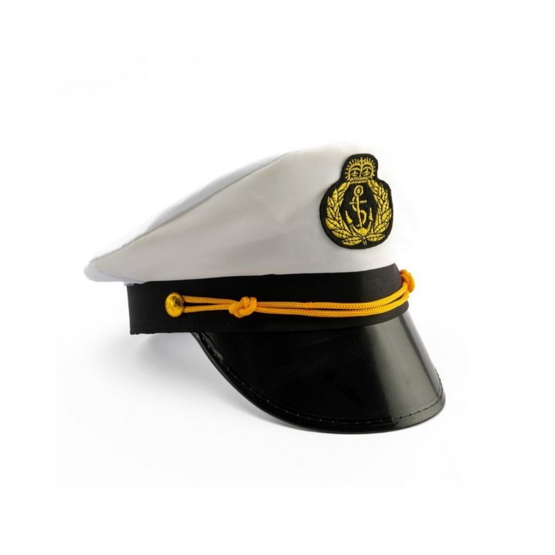 GENERICO - Gorro Capitán Marina Fiesta Niños