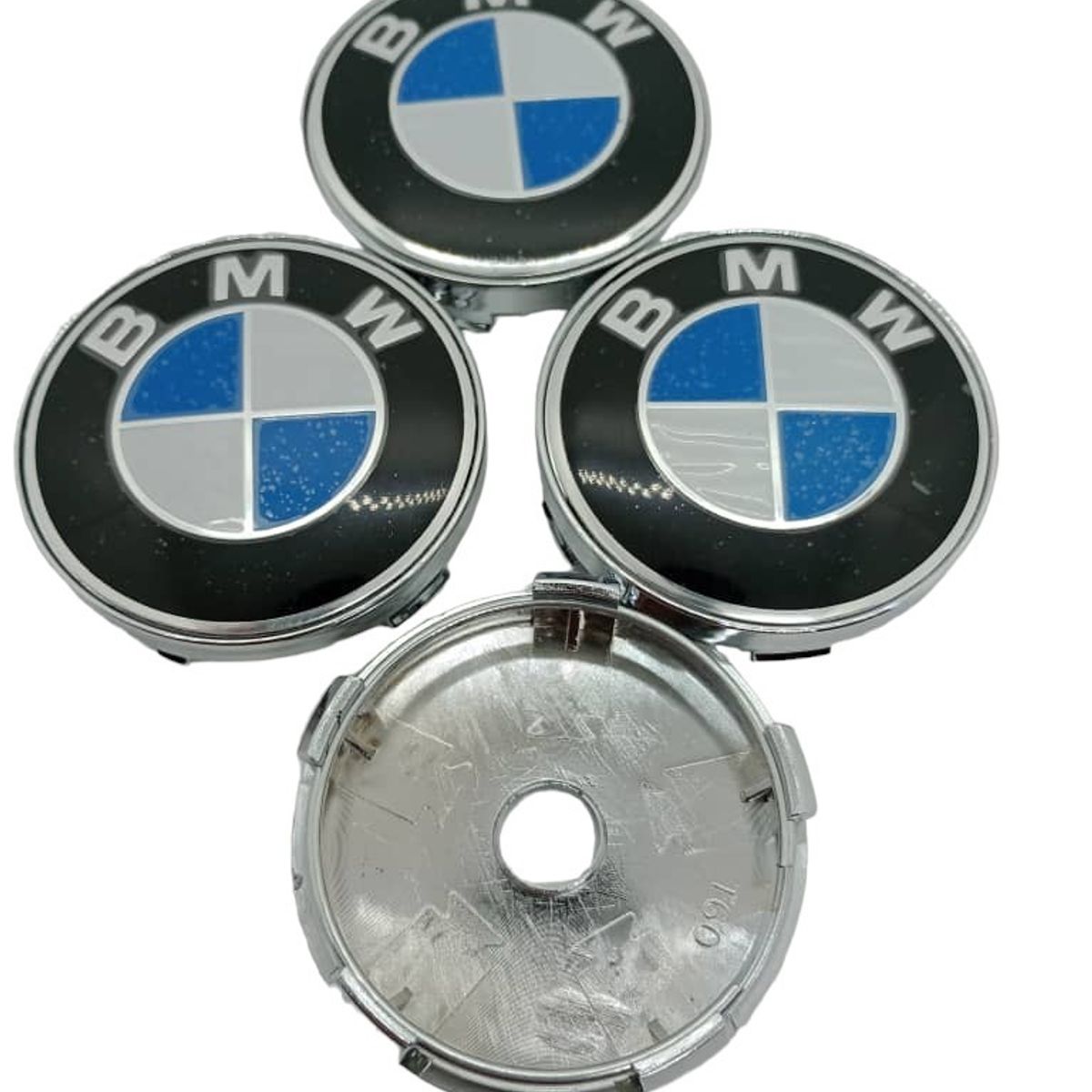 GENERICO - Set X4 Tapa centro Llantas autos 60mm bmw universal
