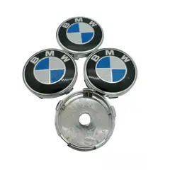 GENERICO - Set X4 Tapa centro Llantas autos 60mm bmw universal