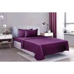 BJ HOGAR - SABANA POLAR COLOR MORADO 2 PLAZAS