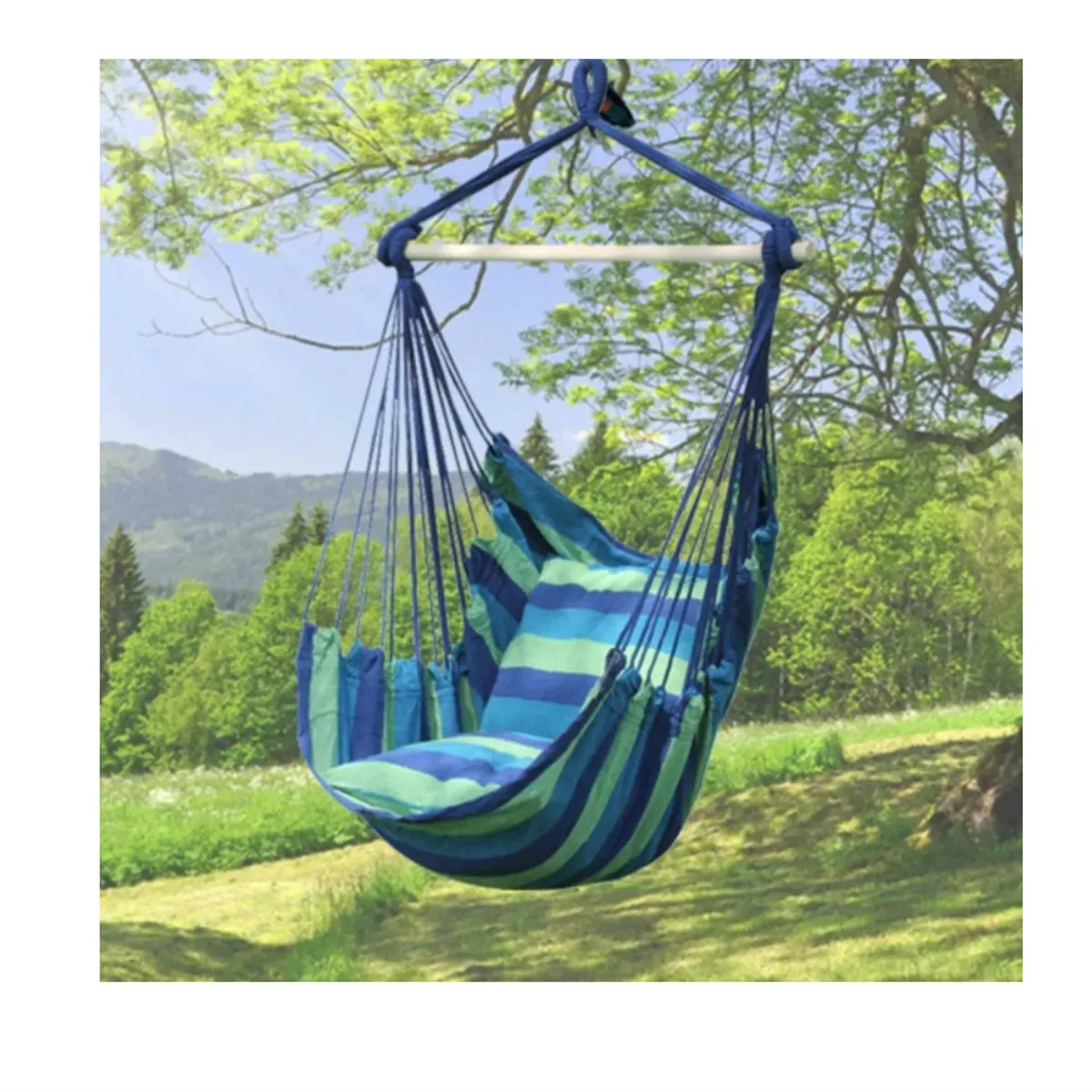 GENERICO - Silla Hamaca Hamaca Camping Columpio Al Aire Libre