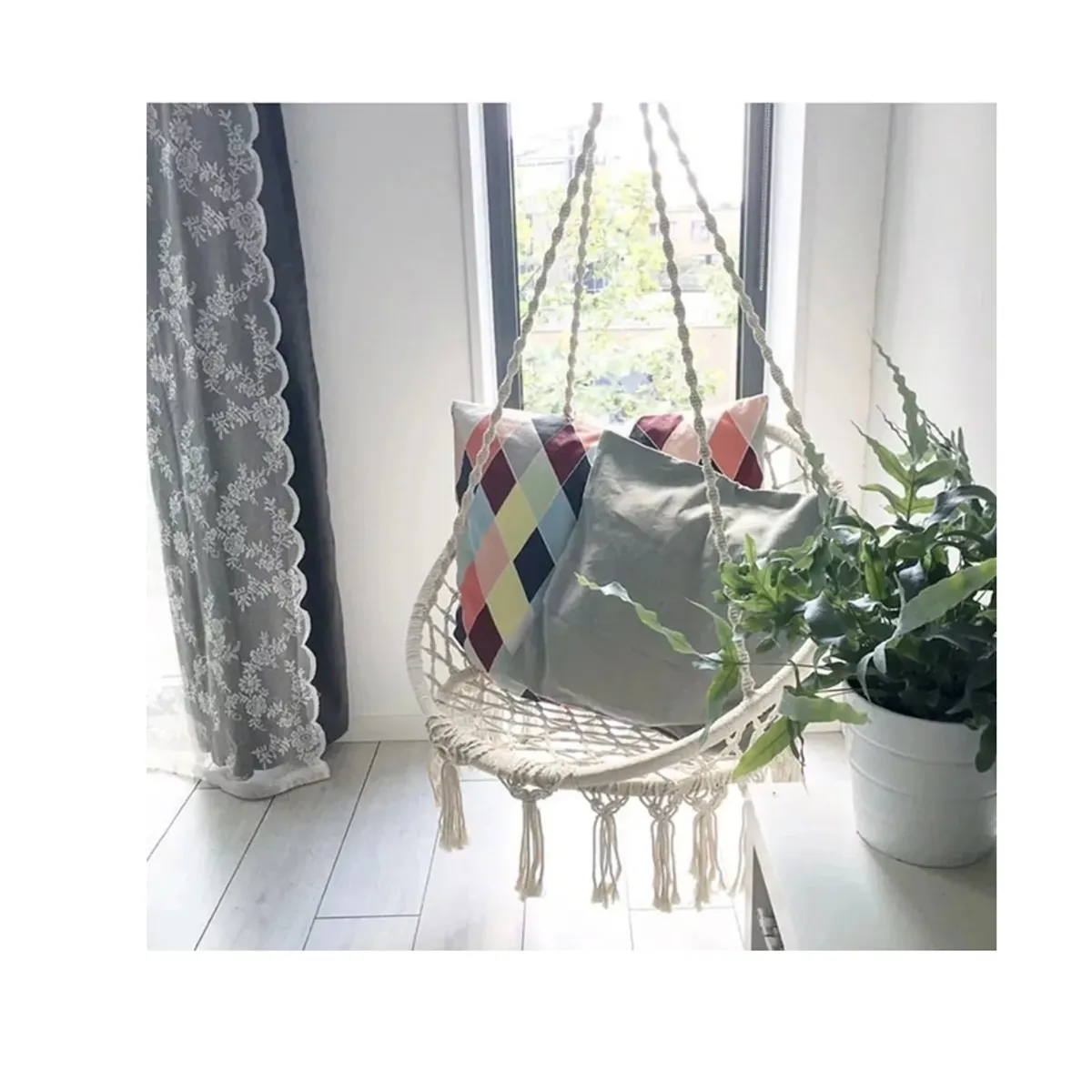 GENERICO - Silla Hamaca Colgante Para Terraza