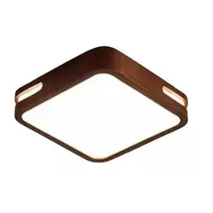 GENERICO - Panel Plafón Led Borde Madera Sobrepuesto Moderno 30cm 36w