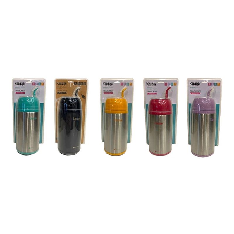 KEEP - Termo Matero Travel Mate Keep 400ml Autocebable Amarillo