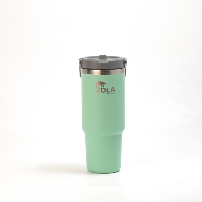 ZOLA OUTDOORS - Botella Termica Handle Flip Zola 890ml  Verde Menta