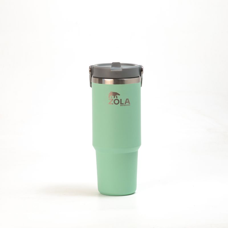ZOLA OUTDOORS - Botella Termica Handle Flip Zola 890ml  Verde Menta