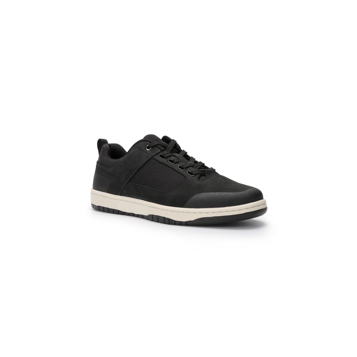 CARDINALE - Zapatillas Cuero y Textil Valmont-0-02 Negro CARDINALE
