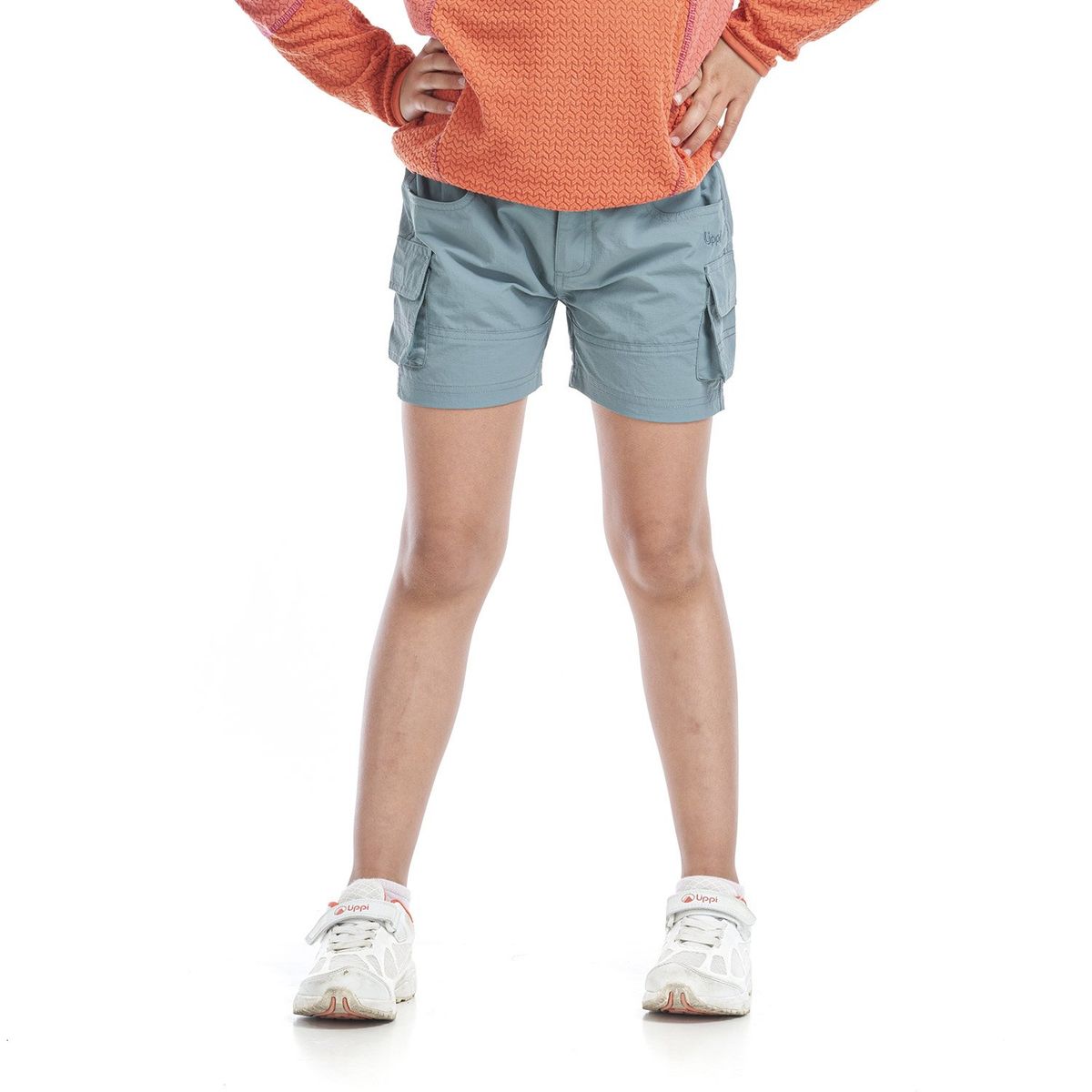 LIPPI - Short Niña Mini Just-Go Q-Dry Cargo Shorts Verde Grisaceo Lippi